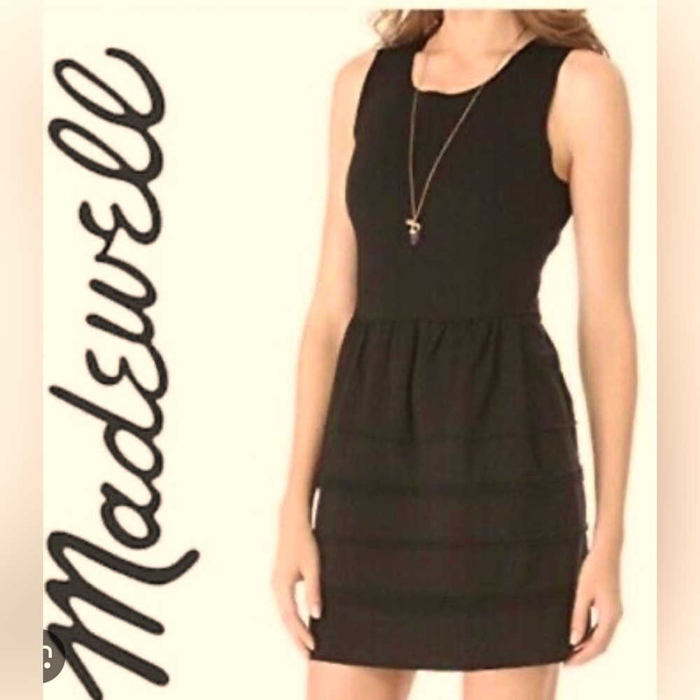 Madewell Elegant Black Sleeveless Dress | Size S